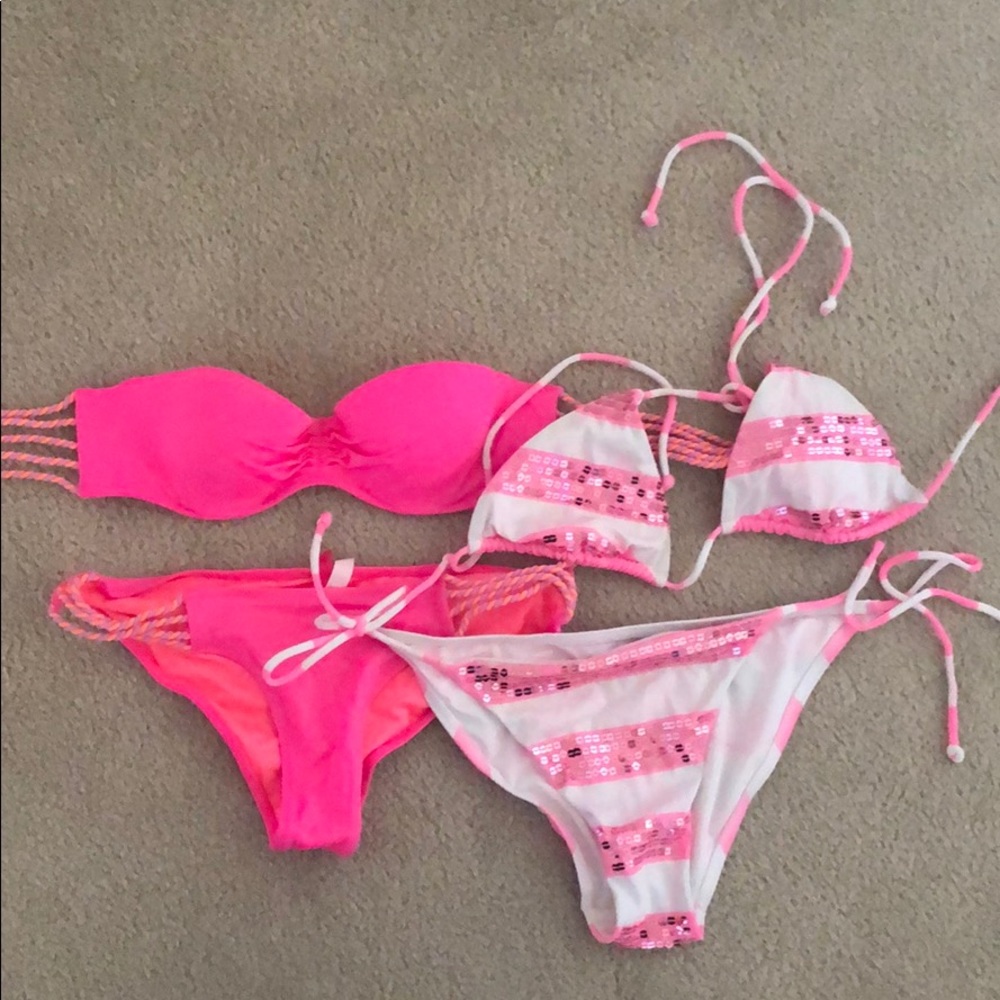 VS pink bikinis